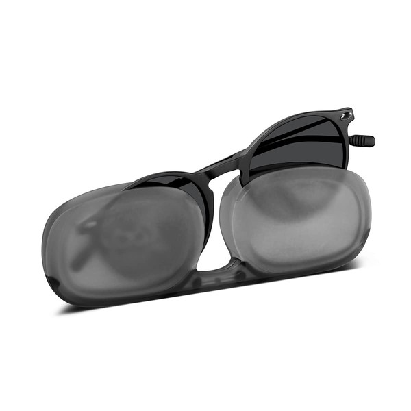 NOOZ Reading Sunglasses - Black Color +1.00 with slim case - Cruz collection