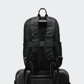 Pander 22L Casual Daypack Everyday Backpack with Luggage Sleeve Smooth Webbing Handle Professional Commuter School Bag, Black