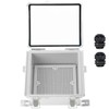Zulkit Junction Box IP67 Waterproof Electrical Box Hinged Clear Cover