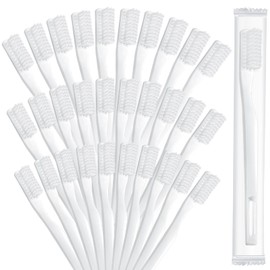 IJRPLM 200 Pack Disposable Toothbrushes Bulk, Individually Wrapped Disposable Toothbrush, Soft Bristle Travel Toothbrushes, Single Use Toothbrush for Adult Hotels Guest Travel Donation Homeless
