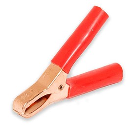 Mueller BU-46C-2 Clip; Solid Copper; Red; 75A; Length 3""; Jaws Open 1-1/8""; BU Series (5 pieces)