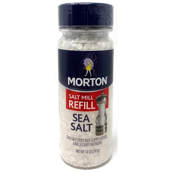 Morton Extra Coarse Sea Salt Grinder Refill,