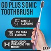 Go Plus Sonic Toothbrushes for Adults w/Electric Toothbrush Case -
