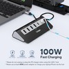 Intpw USB C Hub, 9-in-1 USB Hub 3.0 with Lable