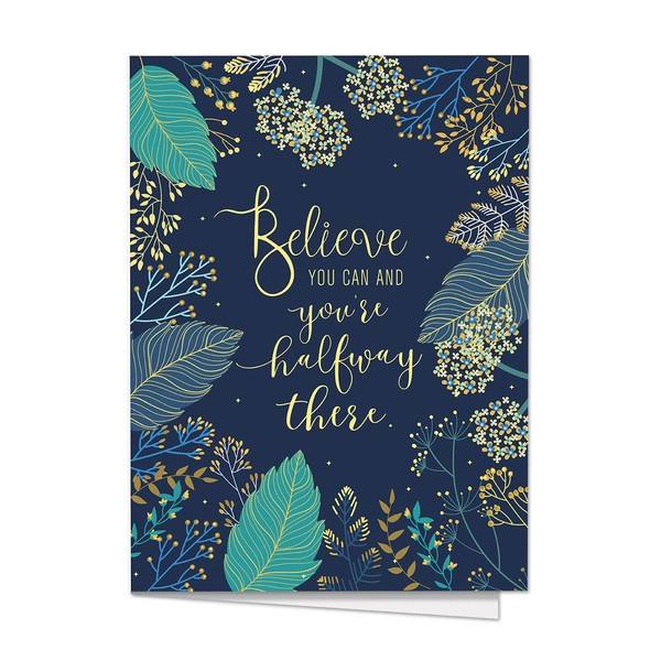 Believe You Can Note Cards / 24 Inspirational Notes and Envelopes / 24 Blank Cards