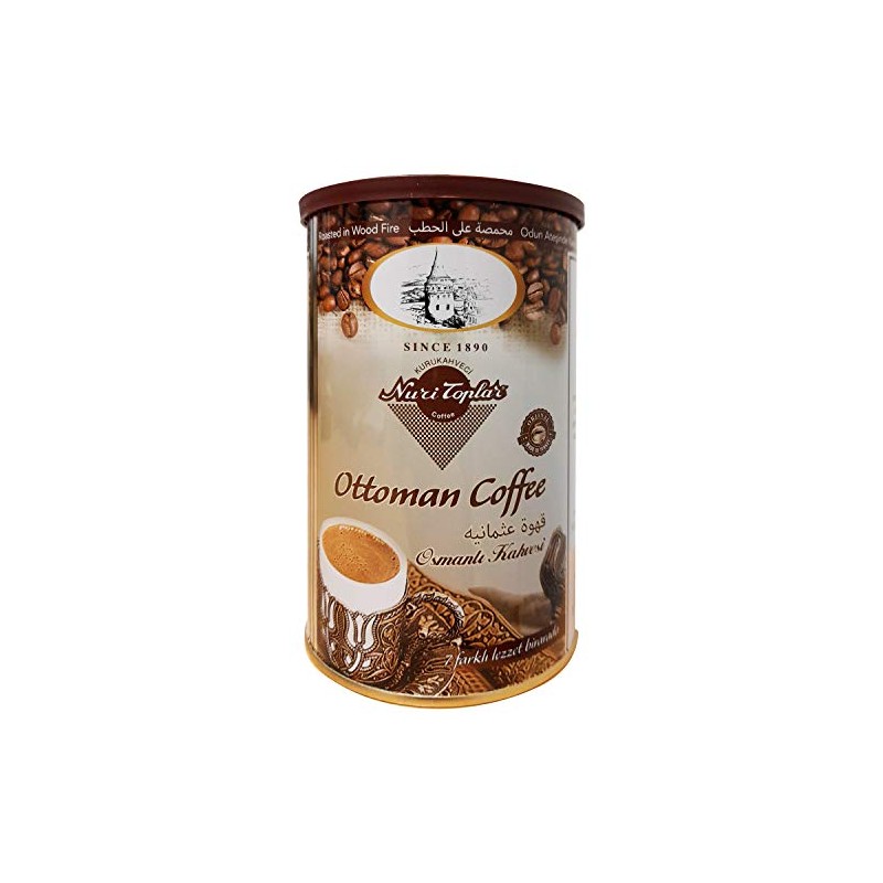 Kurukahveci Nuri Toplar Turkish Ground Ottoman Coffee Roasted in Wood