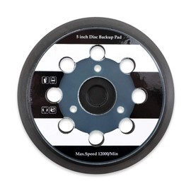 5" - 8 Hole Backup Pad Hook and Loop for Makita, DeWalt, Porter Cable Replacement Sander Pad Fits DW421/K, DW423/K & BO5010, BO5030K, BO5031K, BO5041K & 390