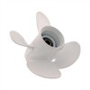 PWCMAN Outboard Propeller 10 5/8x12 4 Blades 10.6x12 Aluminum Boat