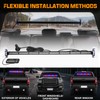 XRIDONSEN 35 inch Traffic Advisor Red Blue Police Lights 48