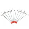 Peakloong 40Pcs Single Pegboard Hooks 150mm Board Slat Wall Retail