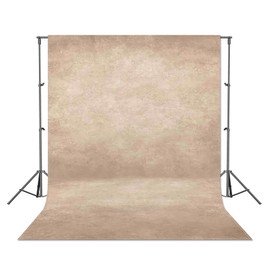 Luminora 8x10ft Fabric Beige Abstract Photography Backdrop For Portrait Photo Background Adult Kids Headshot Photoshoot Studio Props Roller Pocket On Top