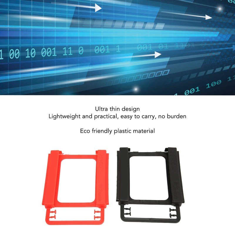 10pcs Hard Drive Bracket 2.5in Heat Dissipation High Compatibility HDD