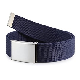 Ladeheid Men's Belt Male Fabric Belt Hessian P90, cornflower