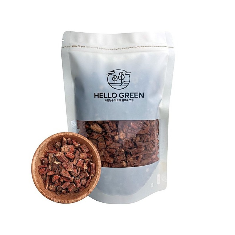 한방재료 한차 헬로우그린 수입 단삼 250g 팩 원물 Herbal Ingredients