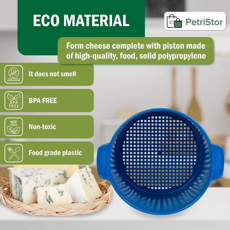 Cheese Mold with a Follower – Cheese Making Kit –