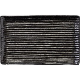 Minoru Pottery Lightweight Shinogi 009-727699 Baking Dish, Oil Droplets Tengoku