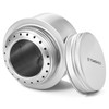 Portable Mini Aluminum Alloy Alcohol Stove with Lid Outdoor Camping