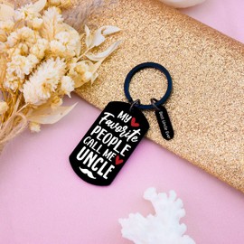 Best Uncle Gifts Funny Father’s Day Uncle's Gift Uncle Gifts from Niece Nephew Best Uncle Ever Keyring Gift for Niece from Unclea Promoted to Cool Uncle's