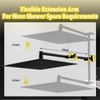 All Metal 12" Rainfall Shower Head with Handheld Spray Combo,