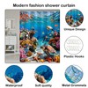 COSEVIER Sea Turtle Shower Curtain Ocean Beach Coastal Seaworld Marine