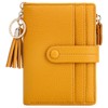 HKCLUF Women's Small Purse Women's Leather RFID Wallet with Coin