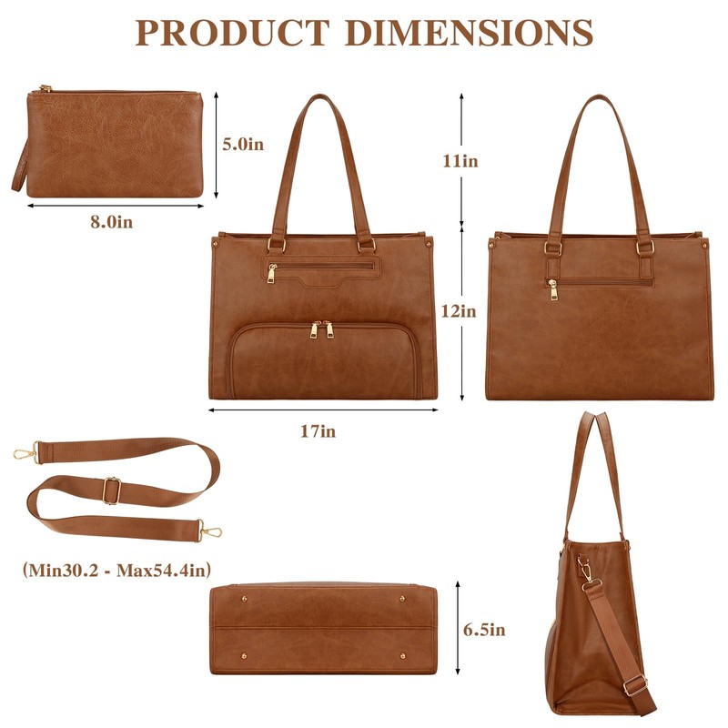 Lunch Bag for Women - 15.6" Laptop Lunch Bag Combo