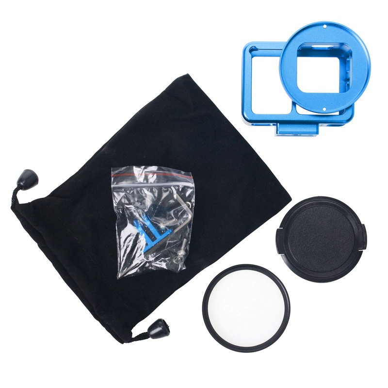 Etsumi VE-2222 Action Metal Protector Cover for GoPro HERO7 Blue