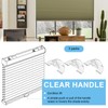 3 Pack Cordless Honeycomb Shade Lift Handles for Graber Bali