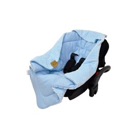Universal, soft swaddling blanket with hood for newborns and for boys and girls up to approx. 9 months Suitable for pram, baby seat, child seat or cot bed Can be used all year round: