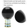 Shift Knob Acrylic Black Color Ball Shape with 3 Plastic