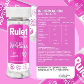 Suplemento Peptonas Crecimiento Muscular Glúteos Metfor Rule Sin Sabor