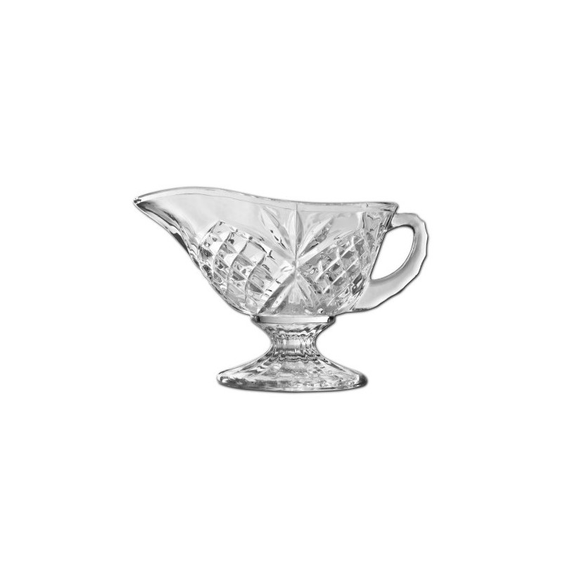 Godinger Gravy Boat Thanksgiving Table Decor Red Holiday Decor, Clear