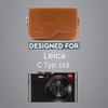 MegaGear MG1265 Estuche de Cuero, con Correa Compatible con Leica