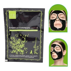 🔥 Gel facial carbón activado bambú puntos negros espinillas  Vitaminas y Minerales