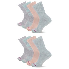 Merrell Midweight Cushion, Peach (8 Pairs), Small-Medium