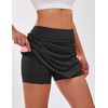 Blooming Jelly Women Tennis Skirts with Shorts High Waisted Golf