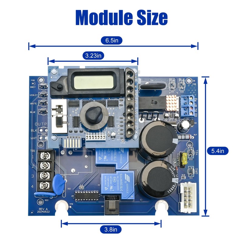 GLX-PCB-RITE Main Circuit Board & GLX-PCB-DSP Display Board Compatible with
