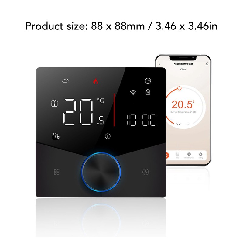 Smart WiFi Thermostat Voice Control Digital Weekly Programmable Temperature Controller