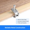 100 Pcs Beam Clamps - Screw in Hooks for Flanges,