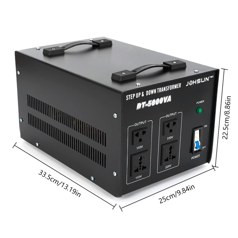 5000W Step Up & Step Down Voltage Transformer Converter, 110-220
