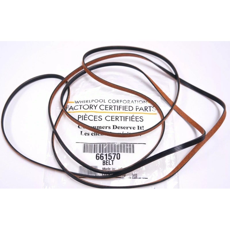 Whirlpool WP40111201 3387610 661570 661570V 40111201 PS2041323 OEM Dryer Belt
