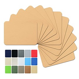 Guokuai Premium Quality Fabric Repair Patches Iron-on Patches for Clothing Inside & Outside Strongest Glue Cotton 3" by 4-1/4" (7.5 cm x 10.5 cm)‚Ä¶ (12PCS-Light Yellow)