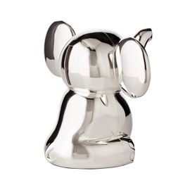 EDZARD Spardose Elefant (H 11 cm) edel versilbert - Kinder Spardose, Kinder Sparschwein, Sparkasse, Sparbüchse für junge Jungen & Mädchen - Taufgeschenk, Geldgeschenk für Kinder (kein Kinderspielzeug)
