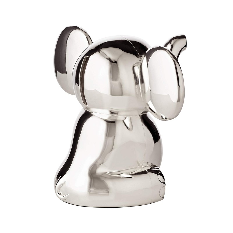 EDZARD Spardose Elefant (H 11 cm) edel versilbert - Kinder