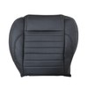 Mythoria Front Driver Bottom Replacement Leather Seat Cover Black #