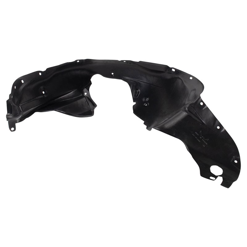 TRQ TRQ Front Right Inner Fender Liner Black Passenger Side