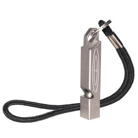 Silbato de perro para hacer que los perros vengan a ti, silbato de emergencia para mujeres, silbato de metal con cordón, silbato de kayak de emergencia impermeable para excursionistas