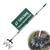 Altdorff Rotary Cultivator for Gardening, 63" Extra Long Adjustable Gardening