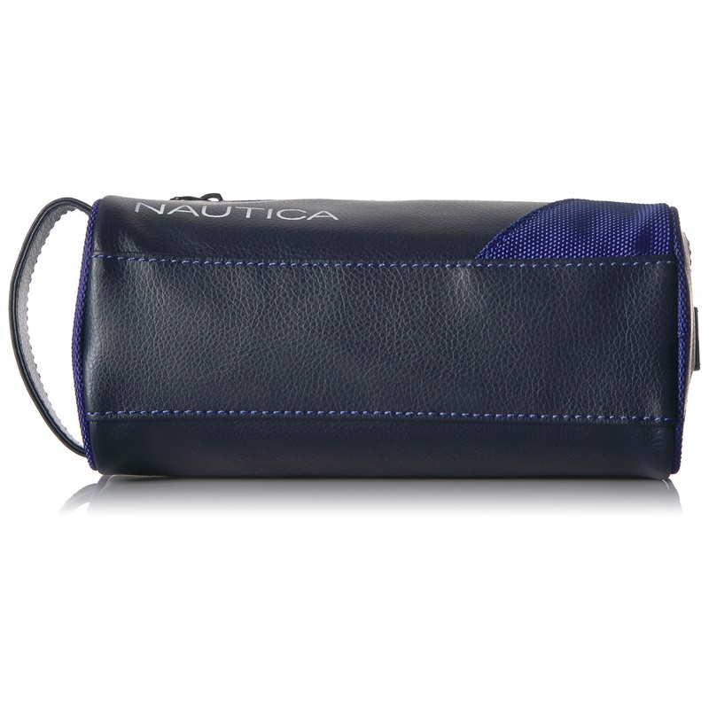 Nautica Men's Top Zip Travel Kit Toiletry Bag Organizer Packing,