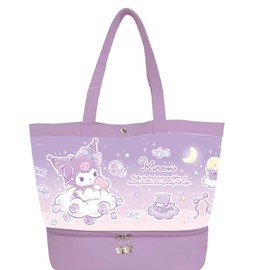 K Company Sanrio Characters Vinyl Tote with Pockets, Chromi CPV6-KU H11.6 x W15.7 x Depth 6.5 inches (29.5 x 40 x 16.4 cm)